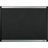 Lorell Mesh Bulletin Board - 36" Height x 48" Width - Fabric Surface - Black Anodized Aluminum Frame - 1 Each