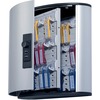 DURABLE&reg; Brushed Aluminum Combo Lock 36-Key Cabinet - 11-3/4" W x 11" H x 4-5/8" D - Combination Locking Door - Aluminum