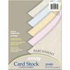 Pacon Parchment Cardstock - Assorted - Letter - 8 1/2" x 11" - 65 lb Basis Weight - 100 / Pack - Sustainable Forestry Initiative (SFI) - Assorted