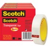 Scotch Transparent Tap - 72 yd Length x 1" Width - 3" Core - Long Lasting, Moisture Resistant, Stain Resistant - For Sealing, Label Protection, Wrappi
