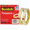 Scotch Transparent Tape - 1/2"W - 72 yd Length x 0.50" Width - 3" Core - Long Lasting, Moisture Resistant, Stain Resistant - For Sealing, Label Protec