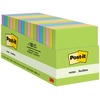 Post-it&reg; Notes Cabinet Pack - Floral Fantasy Color Collection - 1800 x Assorted - 3" x 3" - Square - 100 Sheets per Pad - Unruled - Limeade, Citro