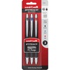 uni&reg; Jetstream RT Ballpoint Pen - Medium Pen Point - 1 mm Pen Point Size - Retractable - Black, Blue, Red Pigment-based Ink - Blue Stainless Steel