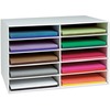 Classroom Keepers 12" x 18" Construction Paper Storage - 10 Compartment(s) - Compartment Size 3" x 12.25" x 18.25" - 16.9" Height x 26.9" Width x 18.5