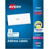 Avery&reg; Address Labels - Sure Feed Technology - 1" Width x 2 5/8" Length - Permanent Adhesive - Rectangle - Laser - White - Paper - 30 / Sheet - 25
