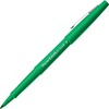 Paper Mate Flair Point Guard Felt Tip Marker Pens - Medium Pen Point - Green Water Based Ink - 1 Dozen