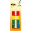 Post-it&reg; Flags - 40 x Red, 40 x Yellow, 40 x Blue, 40 x Green - 1" x 1.75" - Rectangle - Unruled - Red, Yellow, Green, Blue, Assorted - 4 / Pack