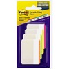 Post-it&reg; Durable Tabs - Write-on Tab(s) - 1.50" Tab Height x 2" Tab Width - Pink, Green, Orange, Yellow Tab(s) - Repositionable - 24 / Pack