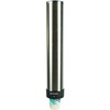 San Jamar Pull-type Beverage Cup Dispenser - 23.50" Tube - Pull Dispensing - Wall Mountable - Stainless Steel - Stainless Steel - 1 Each