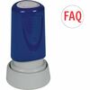 Sparco Large Inspection Stamp - Message Stamp - 0.63" Impression Diameter - Blue - 1 Each