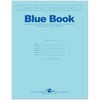 Roaring Spring 8 - sheet Blue Examination Book - Letter - 8 Sheets - 16 Pages - Stapled - Red Margin - 15 lb Basis Weight - Letter - 8 1/2" x 11" - Wh