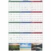 House of Doolittle Earthscapes Scenic Wipe-off Wall Planner - Julian Dates - Yearly - 1 Year - January 2024 - December 2024 - 32" x 48" Sheet Size - 1