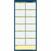 House of Doolittle Laminated Yearly Wall Planner - Julian Dates - Yearly - 12 Month - January 2024 - December 2024 - 60" x 26" Sheet Size - 2" x 1.75"