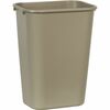Rubbermaid Commercial 41 QT Large Deskside Wastebasket - 10.25 gal Capacity - Rectangular - Durable, Dent Resistant, Rust Resistant, Easy to Clean - 2