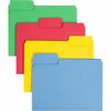 Smead SuperTab 1/3 Tab Cut Letter Recycled Top Tab File Folder - 8 1/2" x 11" - 3/4" Expansion - Top Tab Location - Assorted Position Tab Position - B