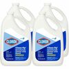 CloroxPro&trade; Clean-Up Disinfectant Cleaner with Bleach Refill - Liquid - 128 fl oz (4 quart) - Original Scent - 4 / Carton - Clear, Pale Yellow