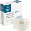 Business Source Invisible Tape Dispenser Refill Roll - 36 yd Length x 0.75" Width - 1" Core - 1 / Roll - Clear
