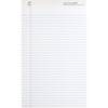Business Source Writing Pads - 50 Sheets - 0.34" Ruled - 16 lb Basis Weight - Legal - 8 1/2" x 14" - White Paper - Micro Perforated, Easy Tear, Sturdy