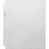 Business Source Top-Loading Poly Sheet Protectors - 3.3 mil Thickness - For Letter 8 1/2" x 11" Sheet - 3 x Holes - Ring Binder - Rectangular - Clear 
