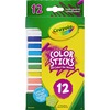 Crayola 12 Color Sticks Woodless Colored Pencils - Red, Red Orange, Orange, Yellow, Yellow Green, Green, Sky Blue, Blue, Violet, Brown, Black, ... Lea