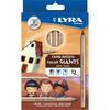 Lyra Color-Giants Skin Tone Colored Pencils - 6.3 mm Lead Diameter - Assorted Lead - 12 / Pack