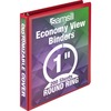 Samsill Economy 1" Round Ring View Binders - 1" Binder Capacity - Letter - 8 1/2" x 11" Sheet Size - 200 Sheet Capacity - 3 x Round Ring Fastener(s) -