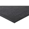 Genuine Joe EcoGuard Indoor Wiper Floor Mats - Indoor - 60" Length x 36" Width - Plastic, Rubber - Charcoal Gray
