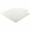 Lorell Plush-pile Wide-Lip Chairmat - Carpeted Floor - 60" Length x 46" Width x 0.173" Thickness - Lip Size 12" Length x 25" Width - Vinyl - Clear - 1