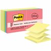 Post-it&reg; Dispenser Notes - Poptimistic Color Collection and Canary Yellow - 1400 - 3" x 3" - Square - 100 Sheets per Pad - Unruled - Pink, Blue, G