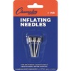 Champion Sports Inflating Needles Retail Pack - for Inflator - Nickel Plated - Silver
