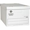 Business Source Economy Storage Box with Lid - External Dimensions: 12" Width x 15" Depth x 10"Height - 350 lb - Media Size Supported: Legal, Letter -
