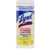 Lysol Lemon/Lime Disinfect Wipes - Wipe - Lemon & Lime Blossom Scent - 7.25" Width x 7" Length - 35 / Canister - 1 Each - White