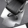 Floortex Cleartex Ultimat Low/Medium Pile Carpet Polycarbonate Lipped Chair Mat - Carpeted Floor, Floor, Carpet, Home, Office - 48" Length x 53" Width