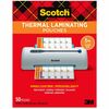 Scotch Thermal Laminating Pouches - Sheet Size Supported: Letter 8.50" Width x 11" Length - Laminating Pouch/Sheet Size: 9" Width x 11.50" Length x 3 