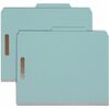 Smead 2/5 Tab Cut Letter Recycled Classification Folder - 8 1/2" x 11" - 2" Expansion - 6 x 2K Fastener(s) - 1" Fastener Capacity, 2" Fastener Capacit