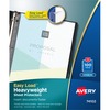 Avery&reg; Heavyweight Sheet Protectors - For Letter 8 1/2" x 11" Sheet - 3 x Holes - Ring Binder - Top Loading - Clear - Polypropylene - 100 / Box