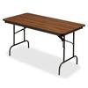 Iceberg Premium Wood Laminate Folding Table - Melamine Rectangle Top - Traditional Style - 300 lb Capacity - 72" Table Top Length x 30" Table Top Widt
