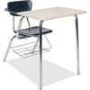 Virco Martest 3400BR Combo Desk - Sandstone Rectangle Top - Four Leg Base - 4 Legs - 24" Table Top Length x 18" Table Top Width - Plastic Top Material