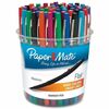 Paper Mate Flair - Medium Pen Point - Black, Purple, Blue, Red, Green, Orange, Magenta, Turquoise, Lime Water Based Ink - 48 / Canister