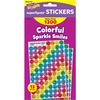 Trend SuperSpots Variety Pack Stickers - 1300 x Smilies Shape - Self-adhesive - Acid-free, Non-toxic, Photo-safe - Assorted - 1300 / Pack