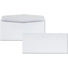 Business Source Regular Business Envelopes - Commercial - #10 - 9 1/2" Width x 4 1/8" Length - 24 lb - Gummed - Wove - 500 / Box - White