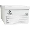 Business Source Lift-off Lid Light Duty Storage Box - External Dimensions: 15" Width x 24" Depth x 10"Height - Media Size Supported: Legal - Lift-off 