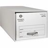 Business Source Drawer Storage Boxes - External Dimensions: 12.5" Width x 23.3" Depth x 10.3"Height - Media Size Supported: Letter - Light Duty - Stac