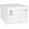 Business Source Lift-off Lid Heavy-Duty Storage Box - External Dimensions: 12" Width x 15" Depth x 10"Height - Media Size Supported: Legal, Letter - L