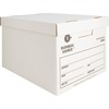 Business Source Quick Setup Medium-Duty Storage Box - External Dimensions: 12" Width x 15" Depth x 10"Height - Media Size Supported: Legal, Letter - L