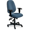 9 to 5 Seating Agent 1660 Mid-Back Task Chair with Arms - 27" x 24.5" x 44.5" - Polyester Peacock Seat