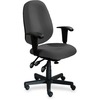 9 to 5 Seating Agent 1660 Mid-Back Task Chair with Arms - 27" x 24.5" x 44.5" - Polyester Coal Seat