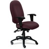 9 to 5 Seating Logic 1780 High-Back Task Chair with Arms - 27" x 23" x 47" - Polyester Plum Seat