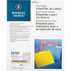 Business Source Laser/Inkjet File Folder Labels - 21/32" Width x 3 7/16" Length - Permanent Adhesive - Rectangle - Laser, Inkjet - Assorted - 30 / She