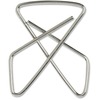 Butterfly Clip, No. 2, 50/BX, Silver